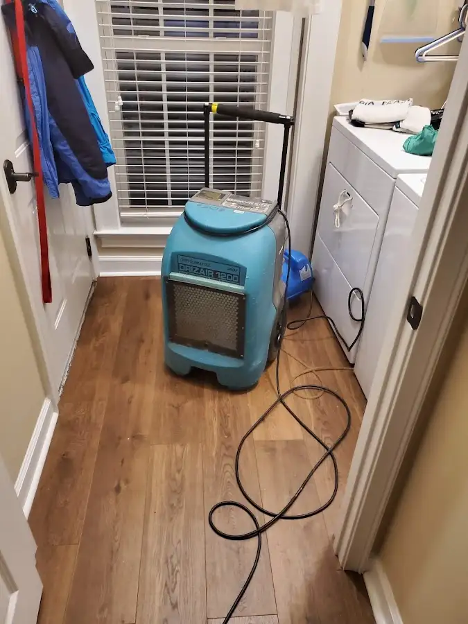 Commercial dehumidifier deployed for Flood Damage Cleanup in Inverness